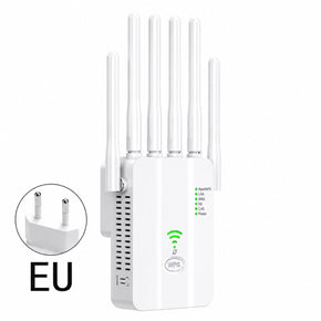 US EU Standard 1200Mbps Repetidor De WiFi Booster Amplifier Signal Extender Long Distance WiFi Signal Extender WiFi Repeater